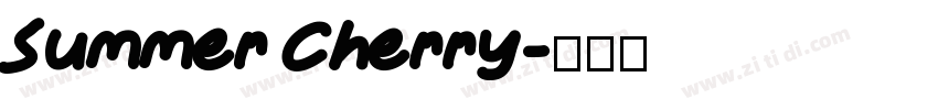 Summer Cherry字体转换